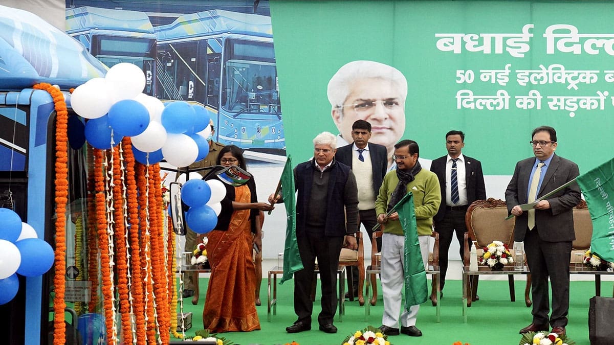 Electric Buses in Delhi