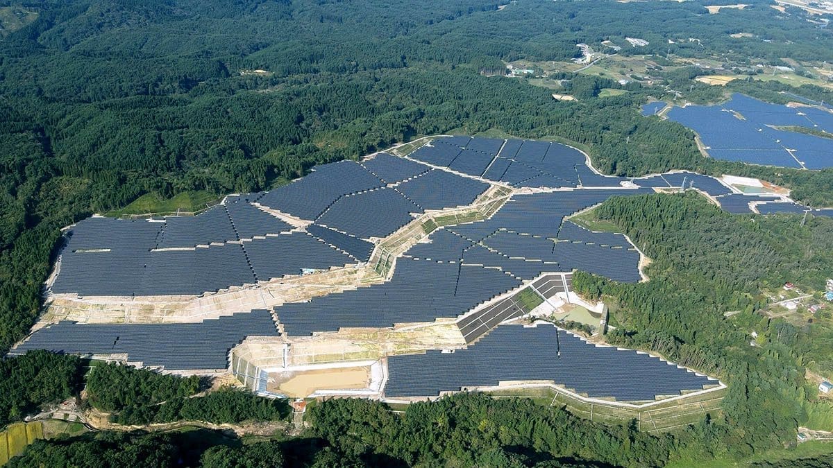 solar power plant in Japan