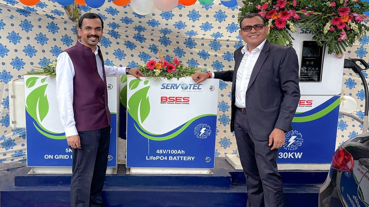 EV charging station in Delhi