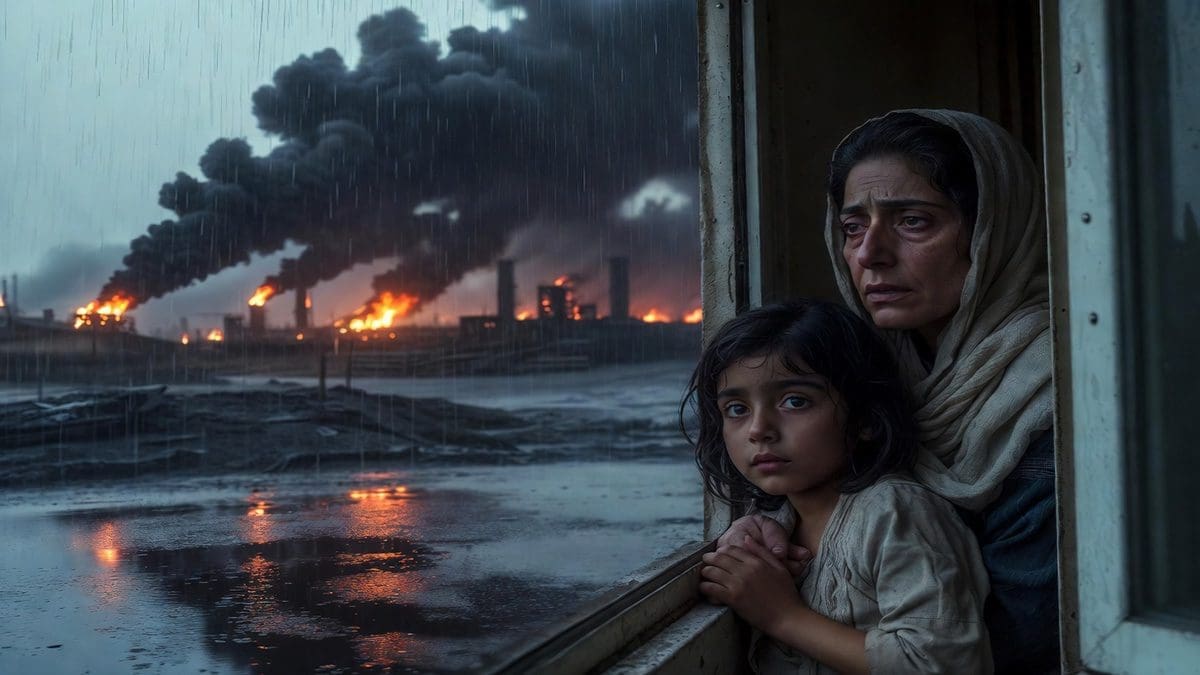 Tehran black rain
